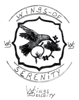 WINGS-OF WOS SERENITY WOS WINGS OF SERENITY trademark
