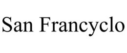 SAN FRANCYCLO trademark