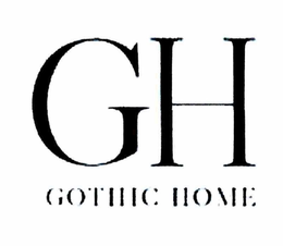 GH GOTHIC HOME trademark