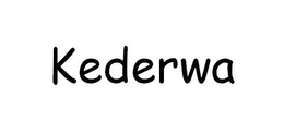 KEDERWA trademark