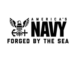 AMERICA'S NAVY FORGED BY THE SEA trademark