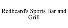 REDBEARD'S SPORTS BAR AND GRILL trademark