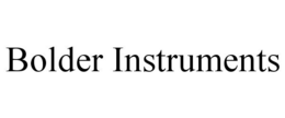 BOLDER INSTRUMENTS trademark