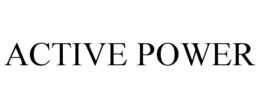 ACTIVE POWER trademark