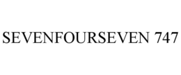 SEVENFOURSEVEN 747 trademark