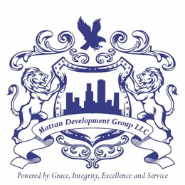 MATTAN DEVELOPMENT GROUP LLC POWERED BYGRACE, INTEGRITY, EXCELLENCE AND SERVICE trademark