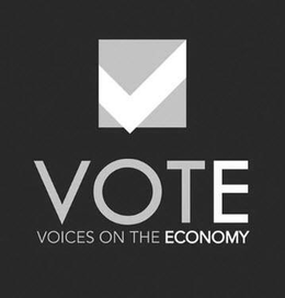 VOTE VOICES ON THE ECONOMY trademark
