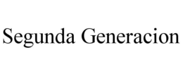 SEGUNDA GENERACION trademark
