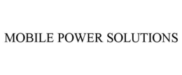 MOBILE POWER SOLUTIONS trademark
