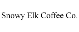 SNOWY ELK COFFEE CO. trademark
