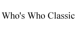 WHO'S WHO CLASSIC trademark