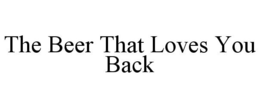 THE BEER THAT LOVES YOU BACK trademark