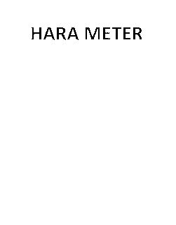 HARA METER trademark