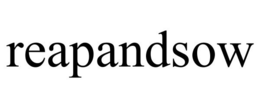 REAPANDSOW trademark