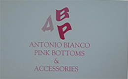 APB ANTONIO BIANCO PINK BOTTOMS & ACCESSORIES trademark