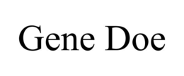 GENE DOE trademark