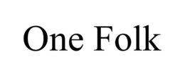 ONE FOLK trademark