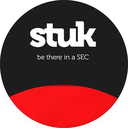 STUK BE THERE IN A SEC trademark