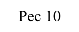 PEC 10 trademark