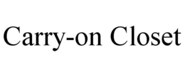 CARRY-ON CLOSET trademark