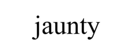 JAUNTY trademark