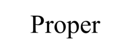PROPER trademark