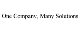 ONE COMPANY, MANY SOLUTIONS trademark