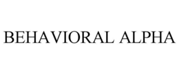 BEHAVIORAL ALPHA trademark