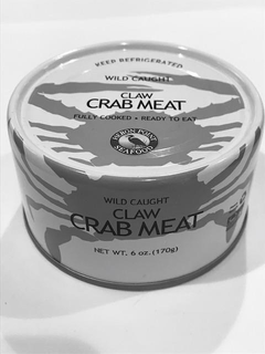 KEEP REFRIGERATED WILD CAUGHT CLAW CRABMEAT FULLY COOKED - READY TO EAT HERON POINT SEAFOOD WILD CAUGHT CLAW CRAB MEAT NET WT. 6 OZ. (170G) trademark