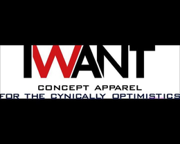 IWANT CONCEPT APPAREL FOR THE CYNICALLY OPTIMISTICS trademark