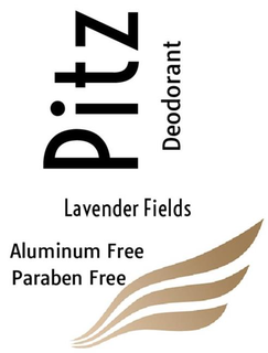 PITZ DEODORANT LAVENDER FIELDS ALUMINUM FREE PARABEN FREE trademark