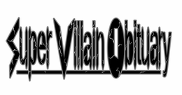 SUPER VILLAIN OBITUARY trademark