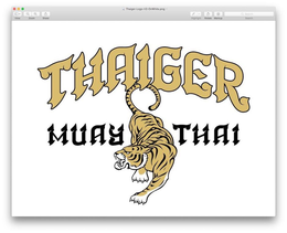 THAIGER MUAY THAI trademark