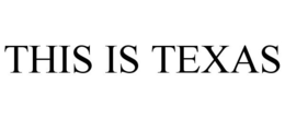 THIS IS TEXAS trademark