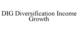 DIG DIVERSIFICATION INCOME GROWTH trademark
