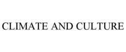 CLIMATE AND CULTURE trademark