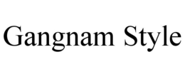 GANGNAM STYLE trademark