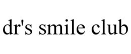 DR'S SMILE CLUB trademark