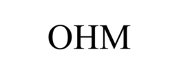 OHM trademark