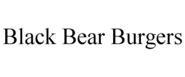 BLACK BEAR BURGERS trademark