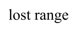 LOST RANGE trademark
