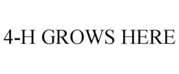 4-H GROWS HERE trademark