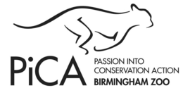 PICA PASSION INTO CONSERVATION ACTION BIRMINGHAM ZOO trademark