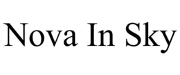 NOVA IN SKY trademark