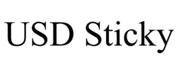 USD STICKY trademark