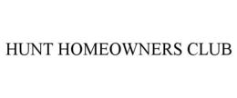 HUNT HOMEOWNERS CLUB trademark