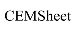 CEMSHEET trademark