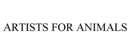 ARTISTS FOR ANIMALS trademark