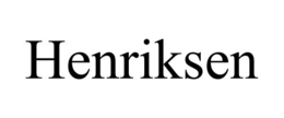 HENRIKSEN trademark