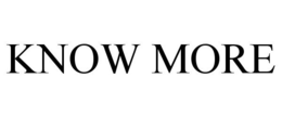 KNOW MORE trademark